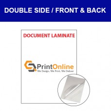 Document Printing & Laminate Double Side