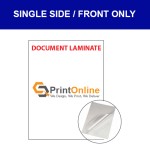 Document Printing & Laminate Single Side